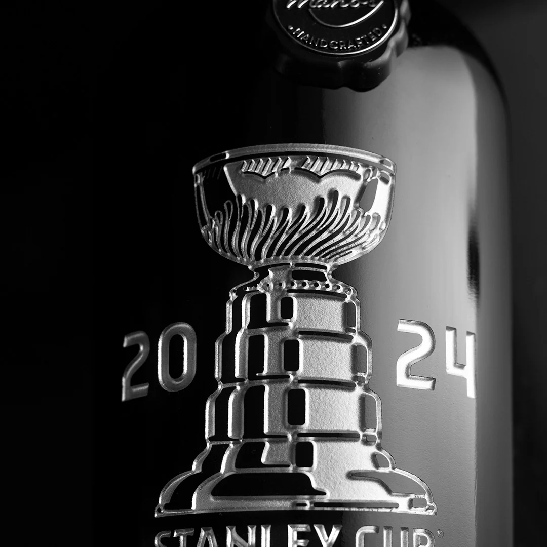 2024 Florida Panthers Stanley Cup Trophy Champions Etched Wine - Image 3