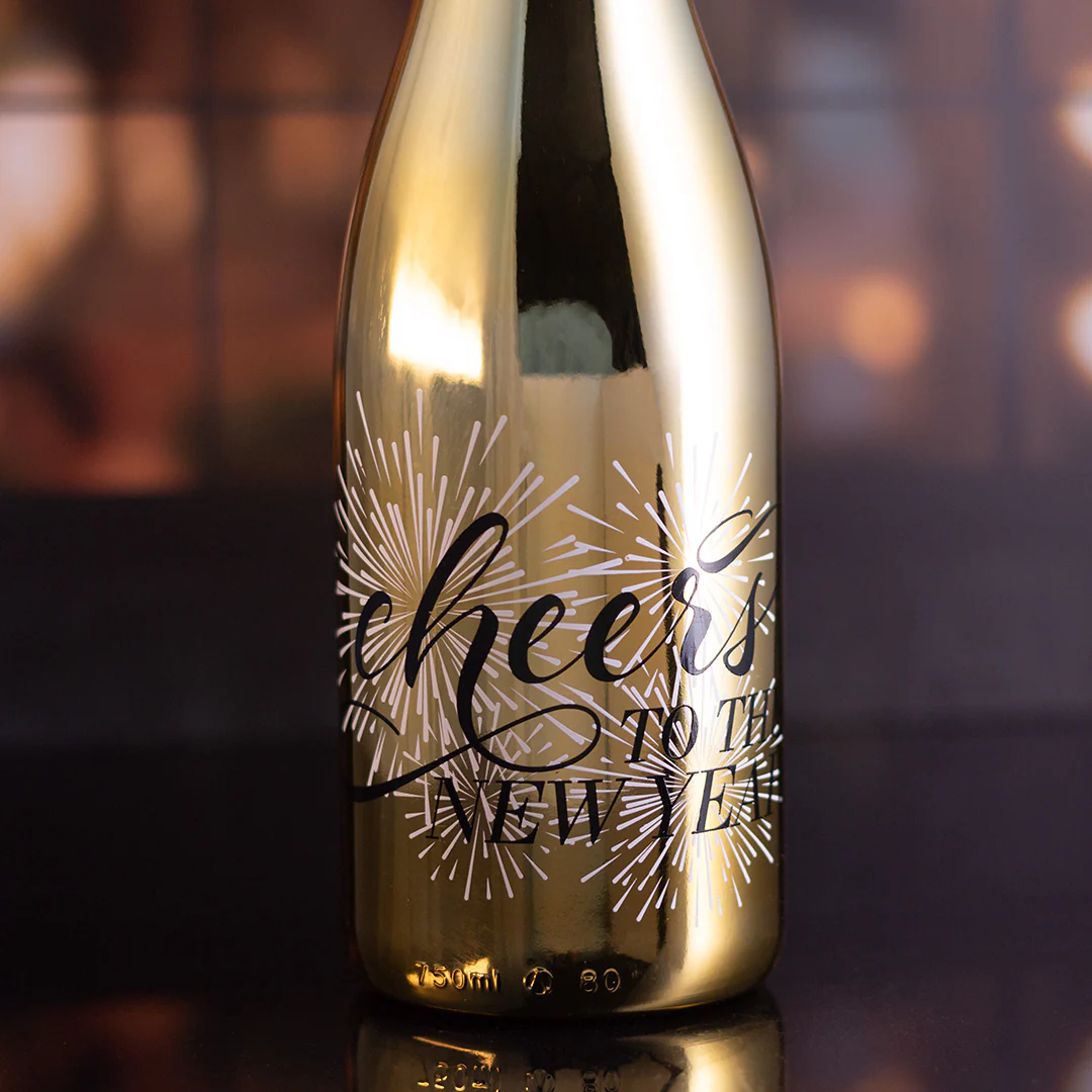 2026 Cheers to the New Year Gold Bubbly 3 Pack - Image 3
