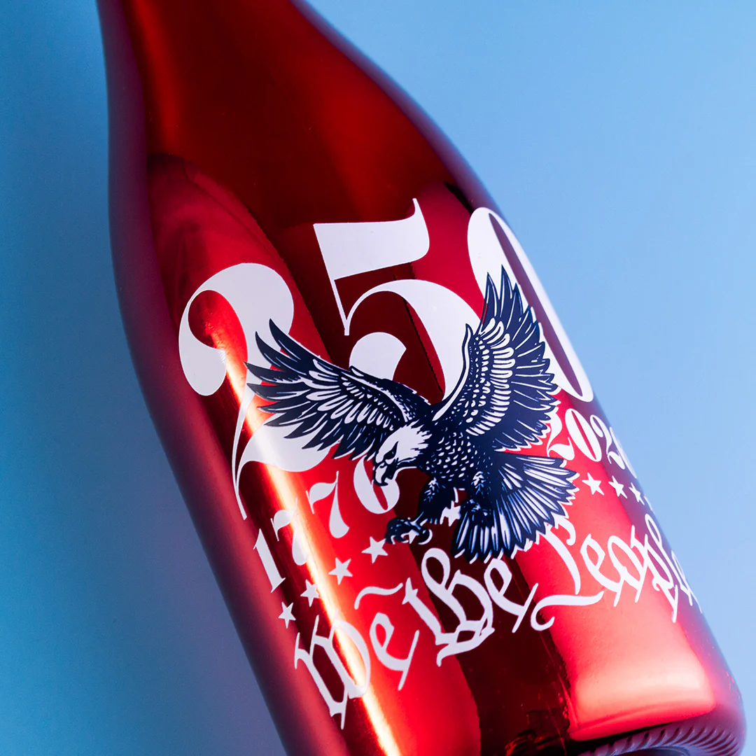 America 250 Years Celebration Metallic Red Bubbly - Image 2