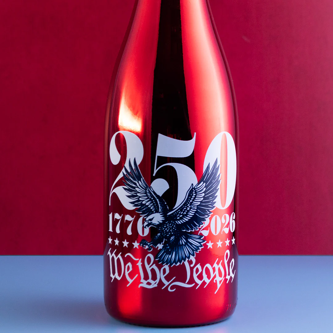 America 250 Years Celebration Metallic Red Bubbly - Image 4