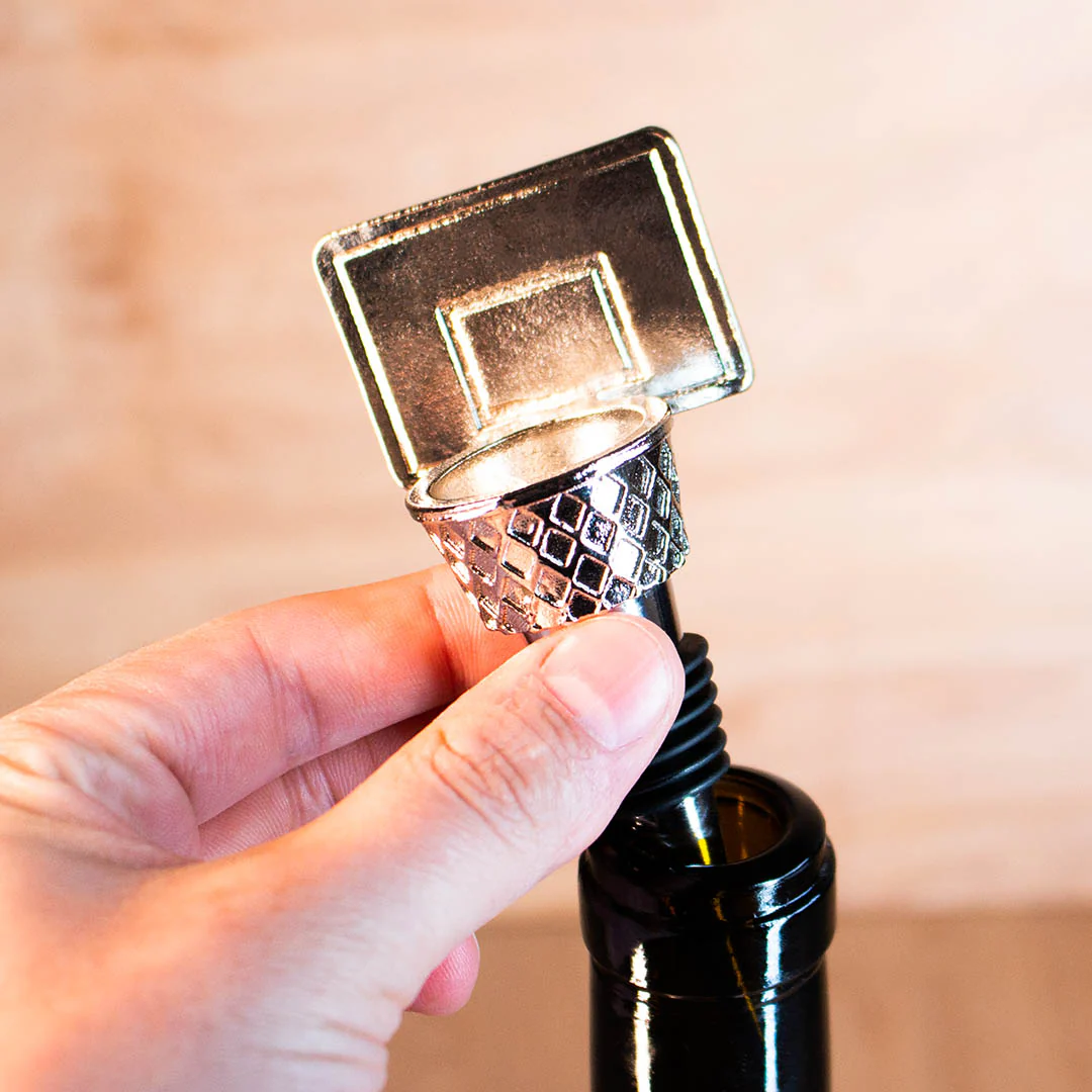 Basketball Hoop Wine Stopper - Image 3
