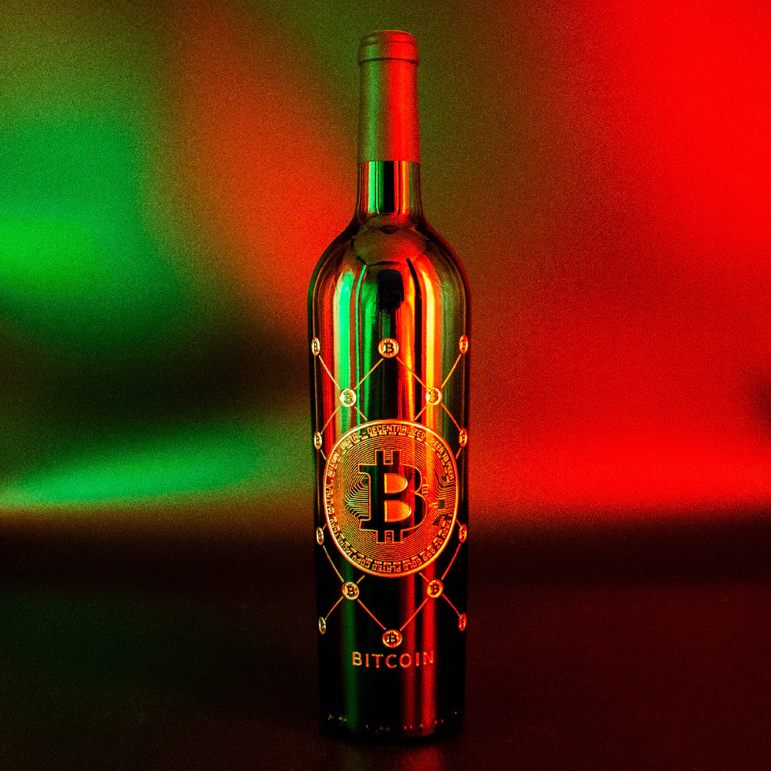 Bitcoin Token Etched Wine - Image 4