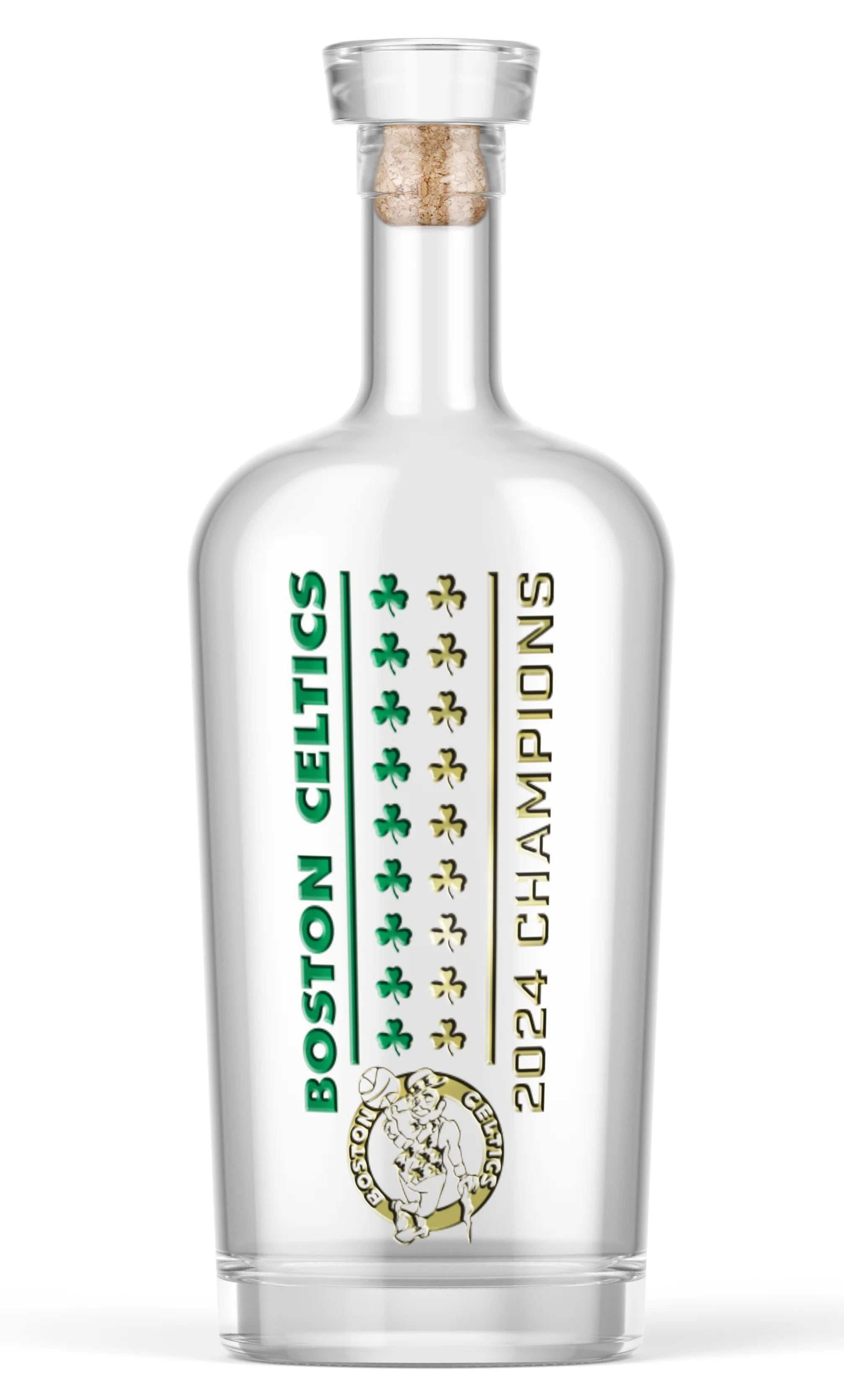 Boston Celtics 2024 Champions Spirits Display Bottle - Image 3