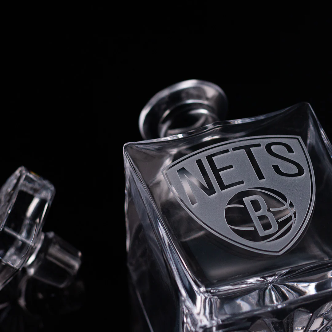 Brooklyn Nets Square 1L Decanter - Image 3