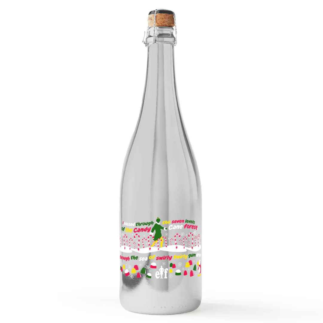 Buddy's Candy Cane Forest Metallic Silver Bubbly
