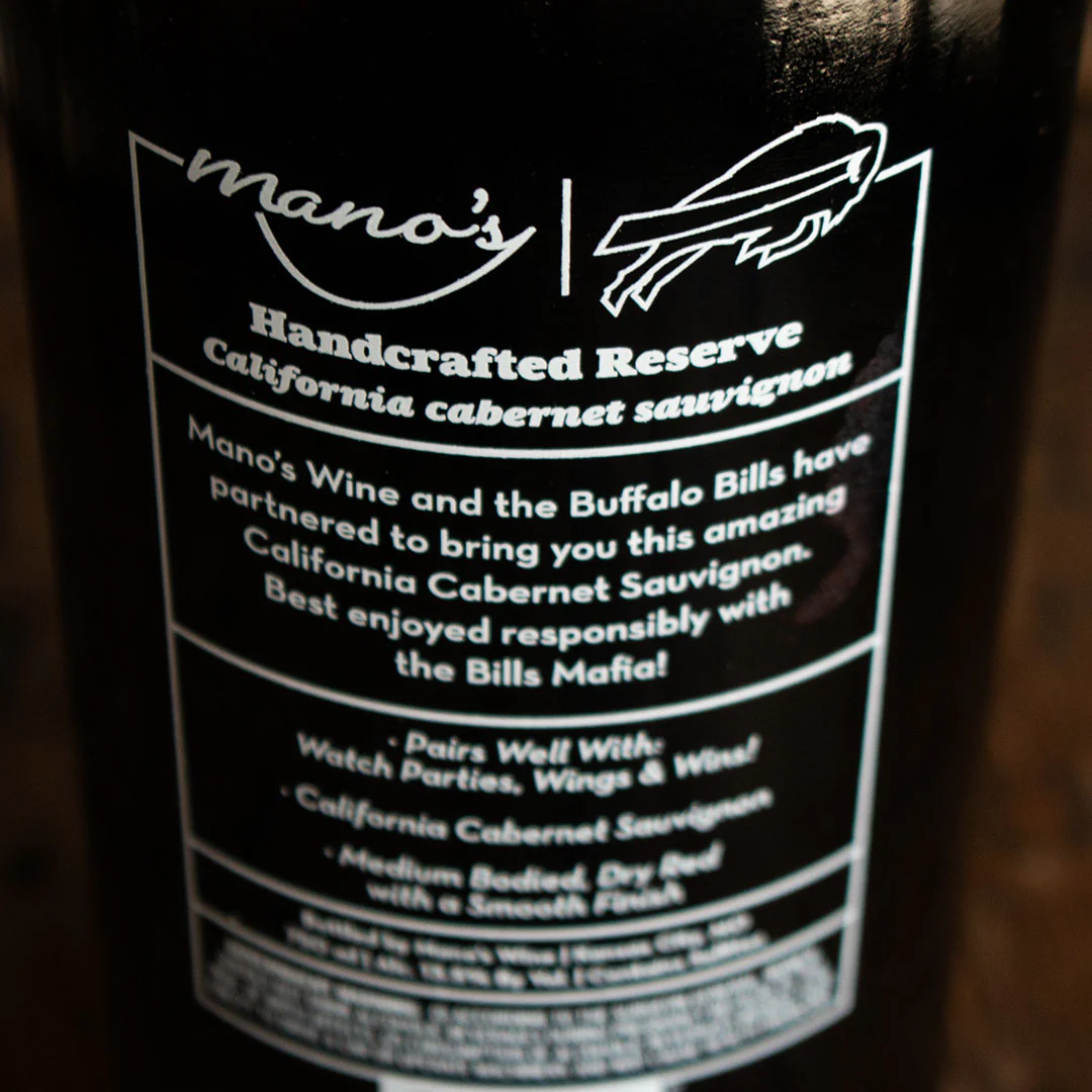 Buffalo Bills Artist Series Etched Wine - Image 5