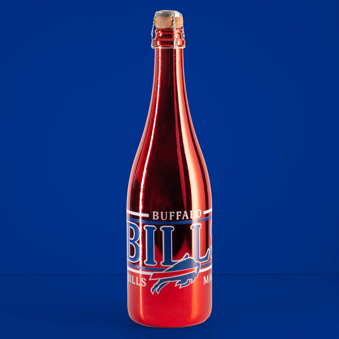 Buffalo Bills Metallic Red Bubbly - Image 2