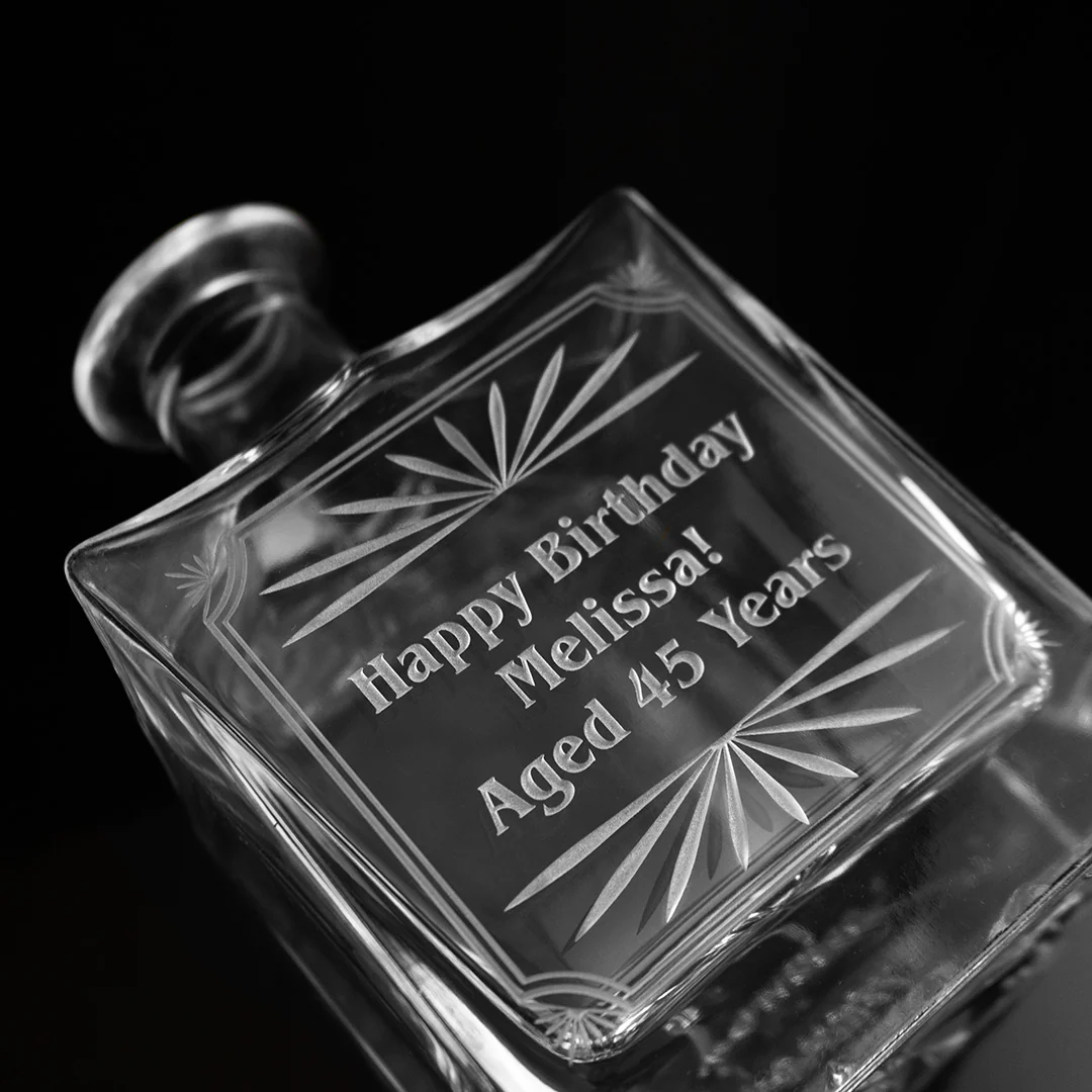 Burst Design Custom Crystal Glass Decanter - Image 5
