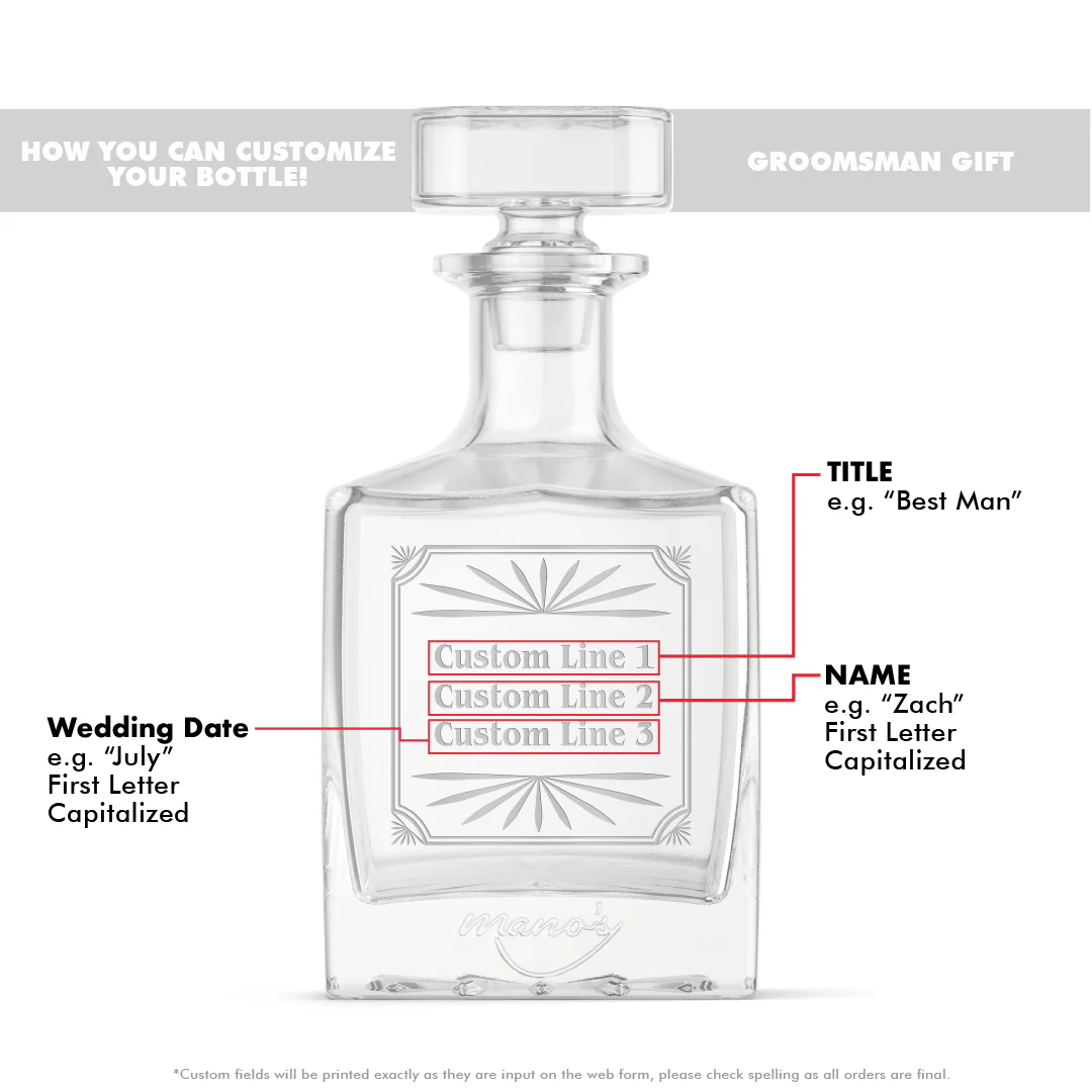Burst Design Custom Crystal Glass Decanter - Image 7