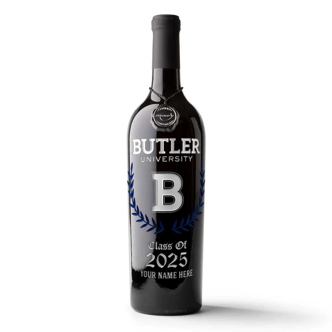 Butler University Custom Alumni Etched Wine - Image 3