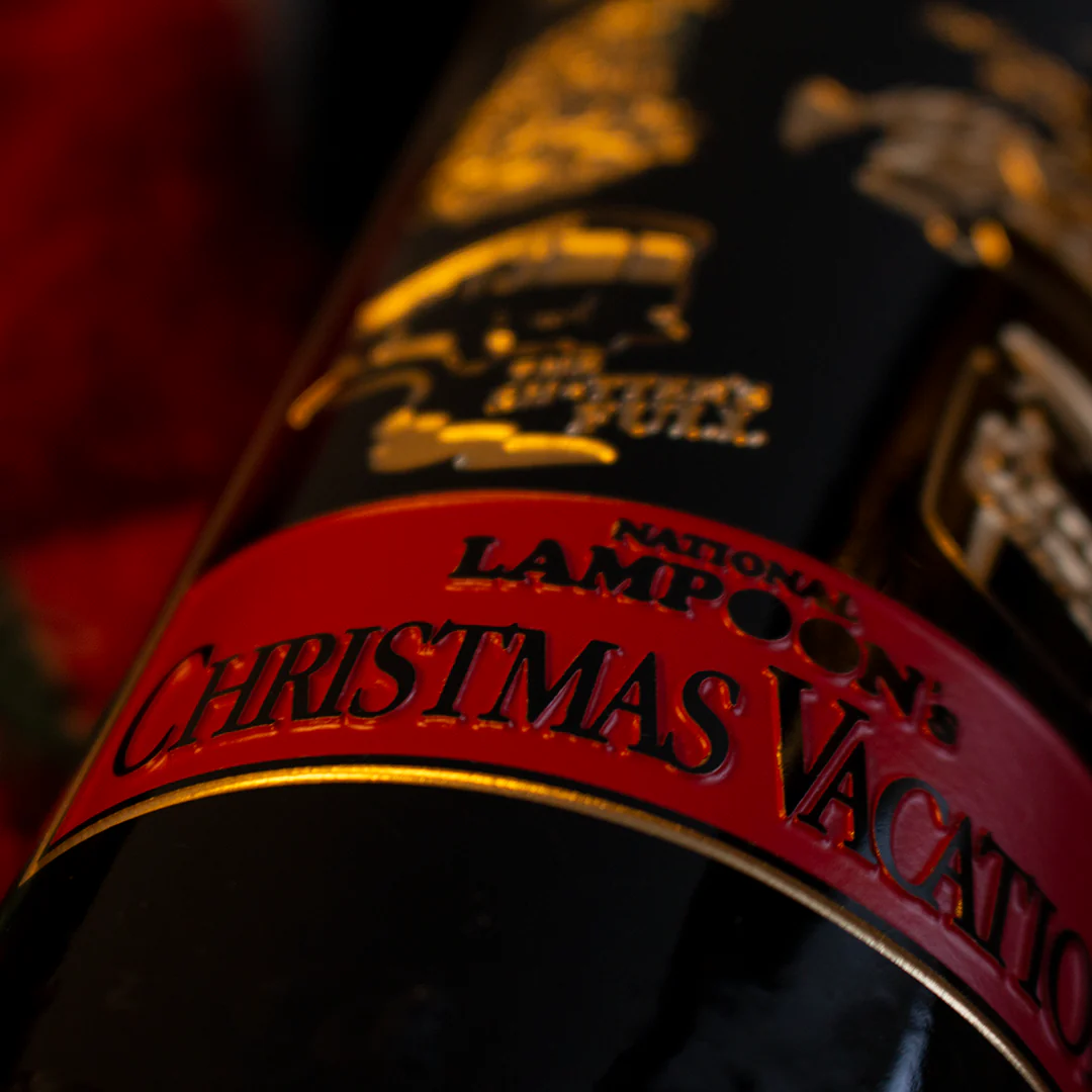 Christmas Vacation Icons Etched Wine - Image 3