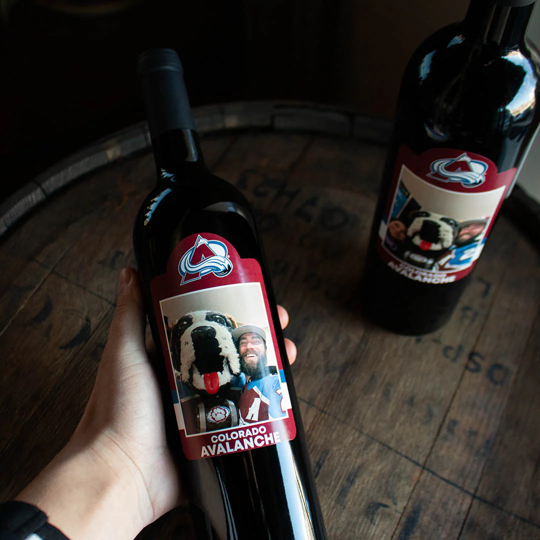 Colorado Avalanche Custom Photo Label Wine - Image 5