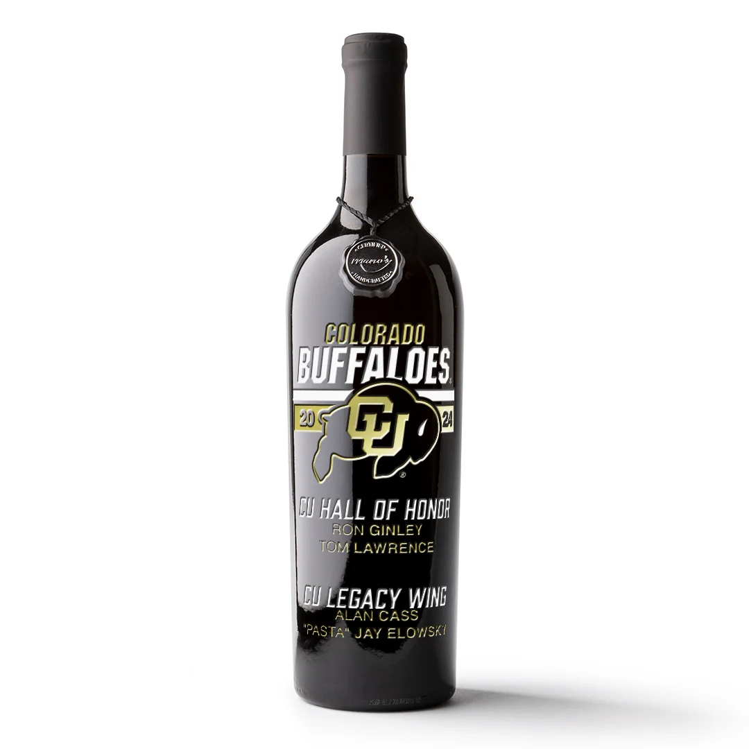 CU 2024 Hall of Honor Legacy Wing Etched Wine