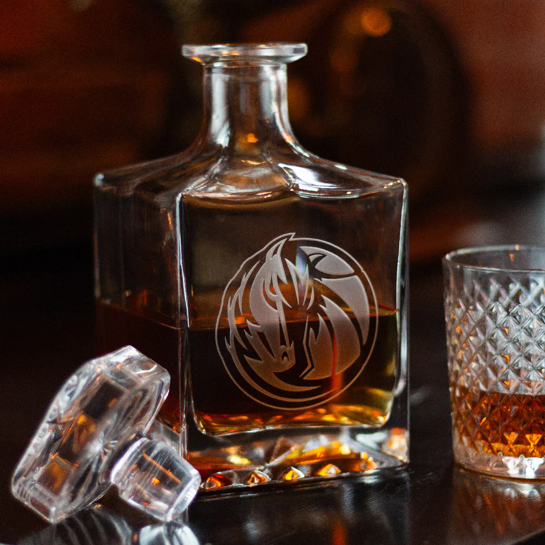 Dallas Mavericks Square 1L Decanter - Image 2