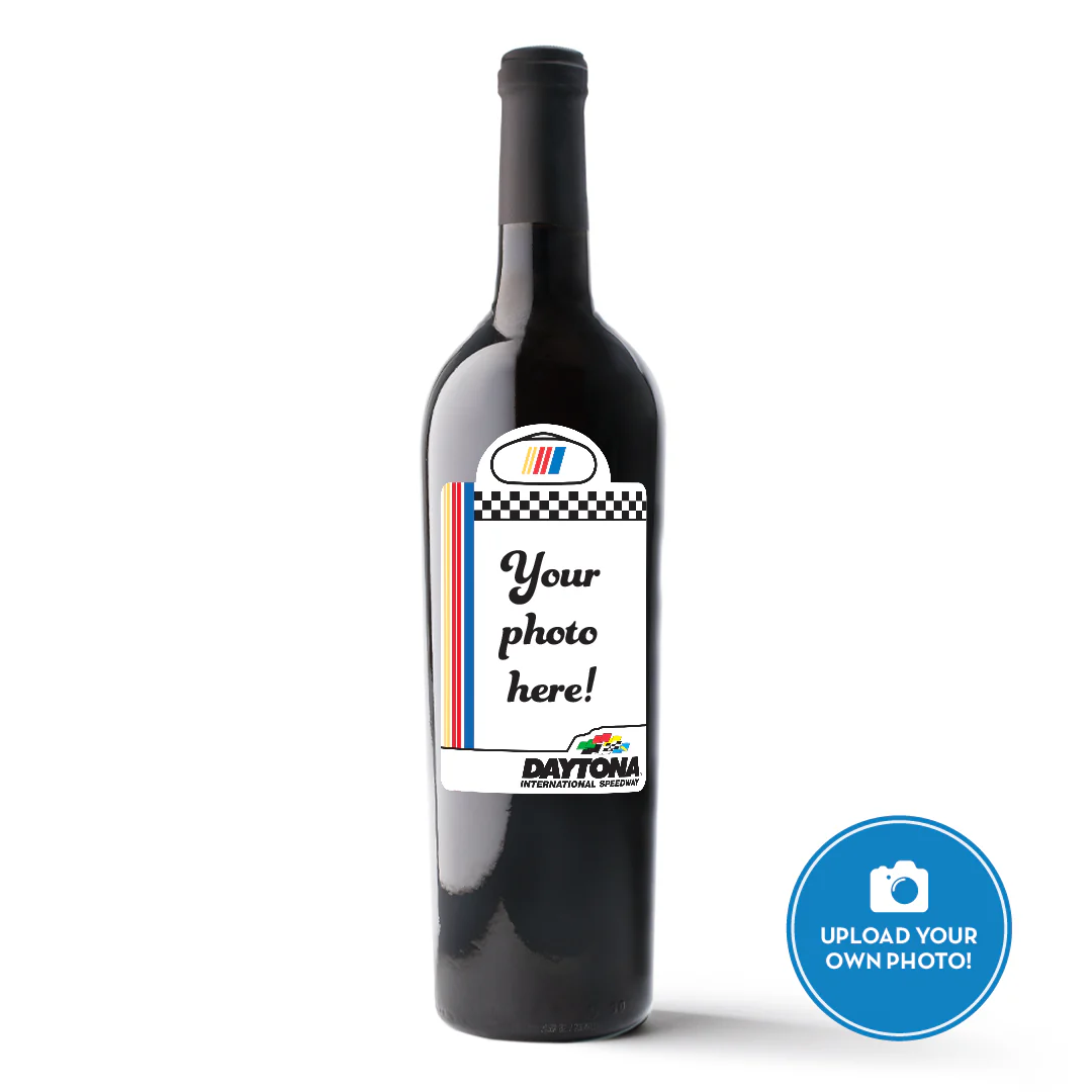 Daytona International Speedway Custom Photo Frame Labeled Wine