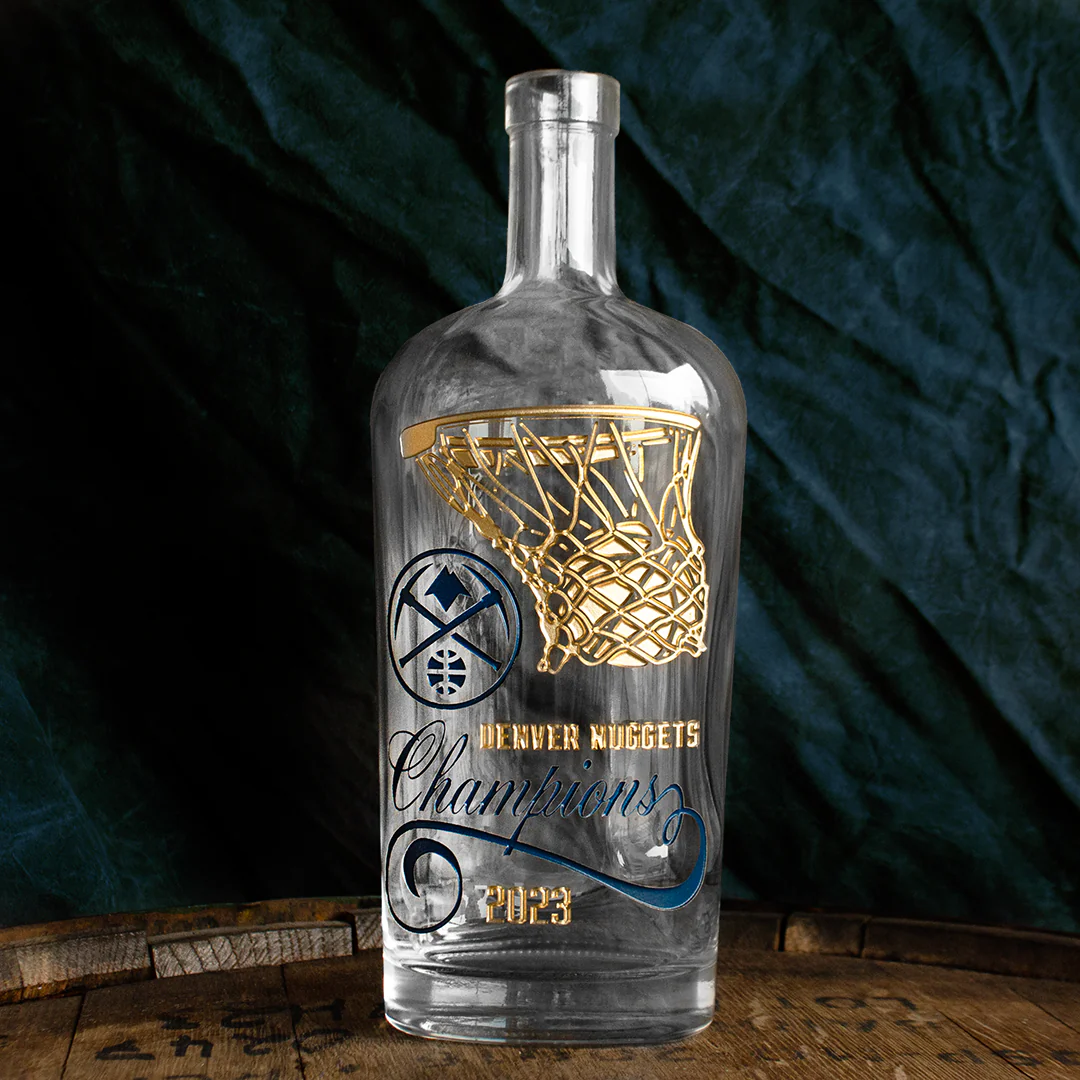 Denver Nuggets 2023 Champions Decanter