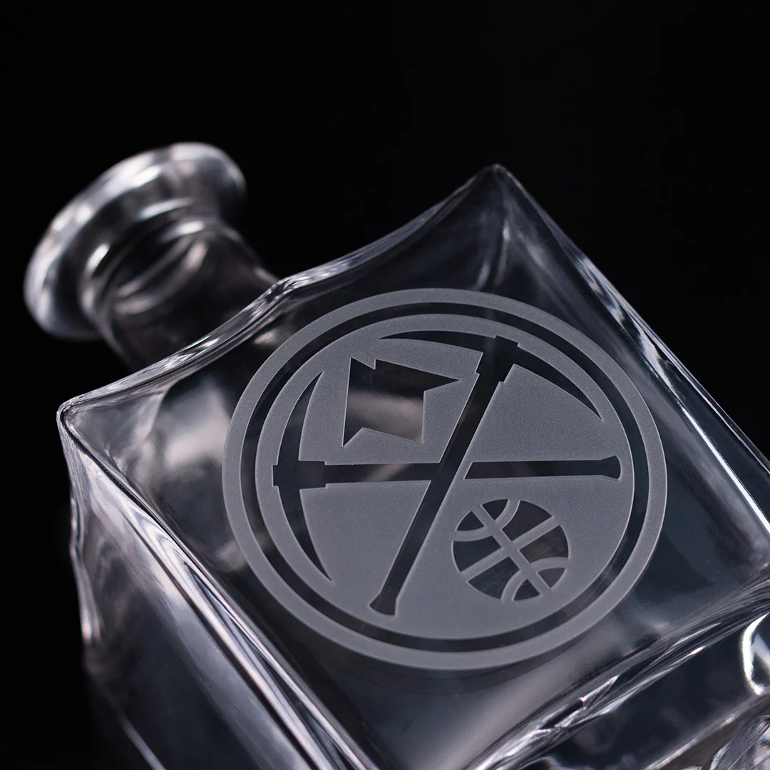 Denver Nuggets Square 1L Decanter - Image 3