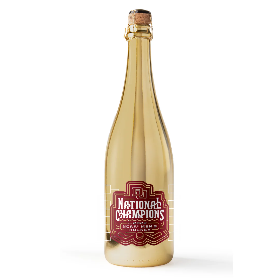University of Denver 2022 National Ice Hockey Champions Bubbly