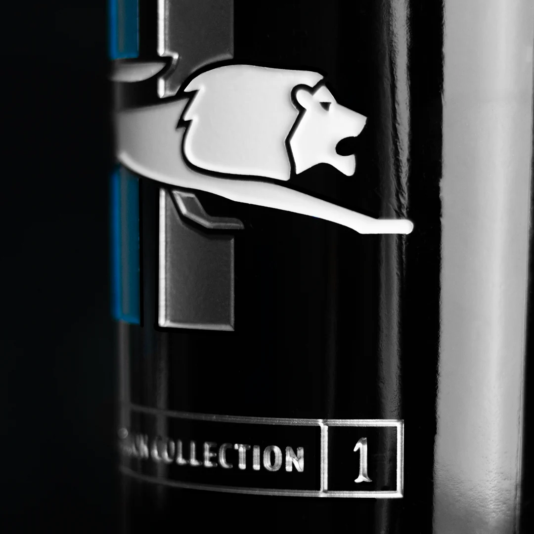 Detroit Lions Limited Edition Collection 1 Etched Wine - Image 2