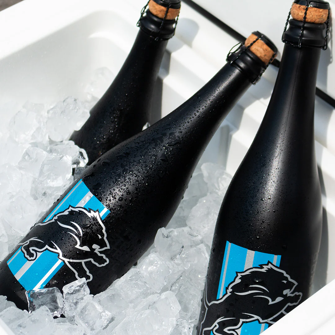 Detroit Lions Matte Black Bubbly - Image 2