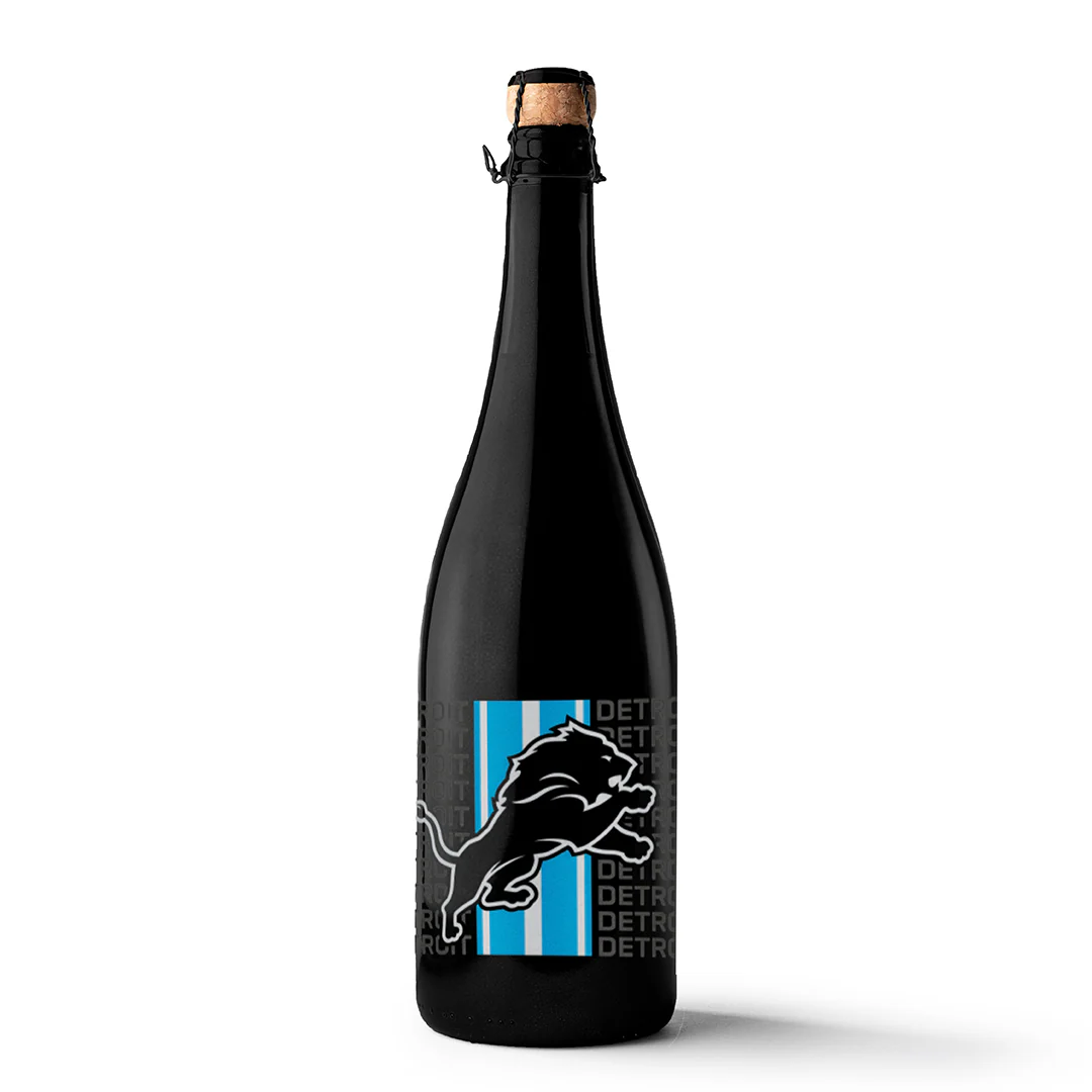 Detroit Lions Matte Black Bubbly - Image 3