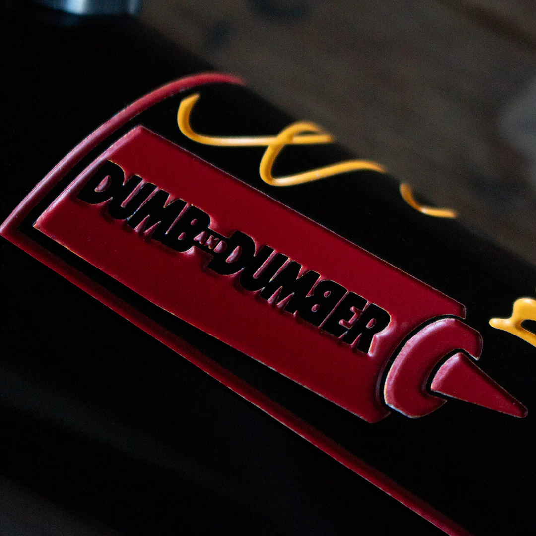 Dumb and Dumber Ketchup & Mustard Etched Wine - Image 3