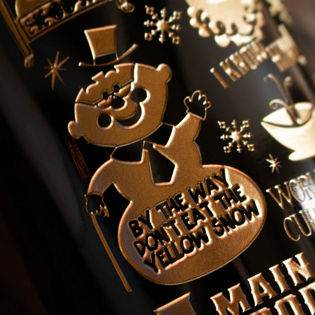 Elf Movie Icons Etched Wine - Image 5