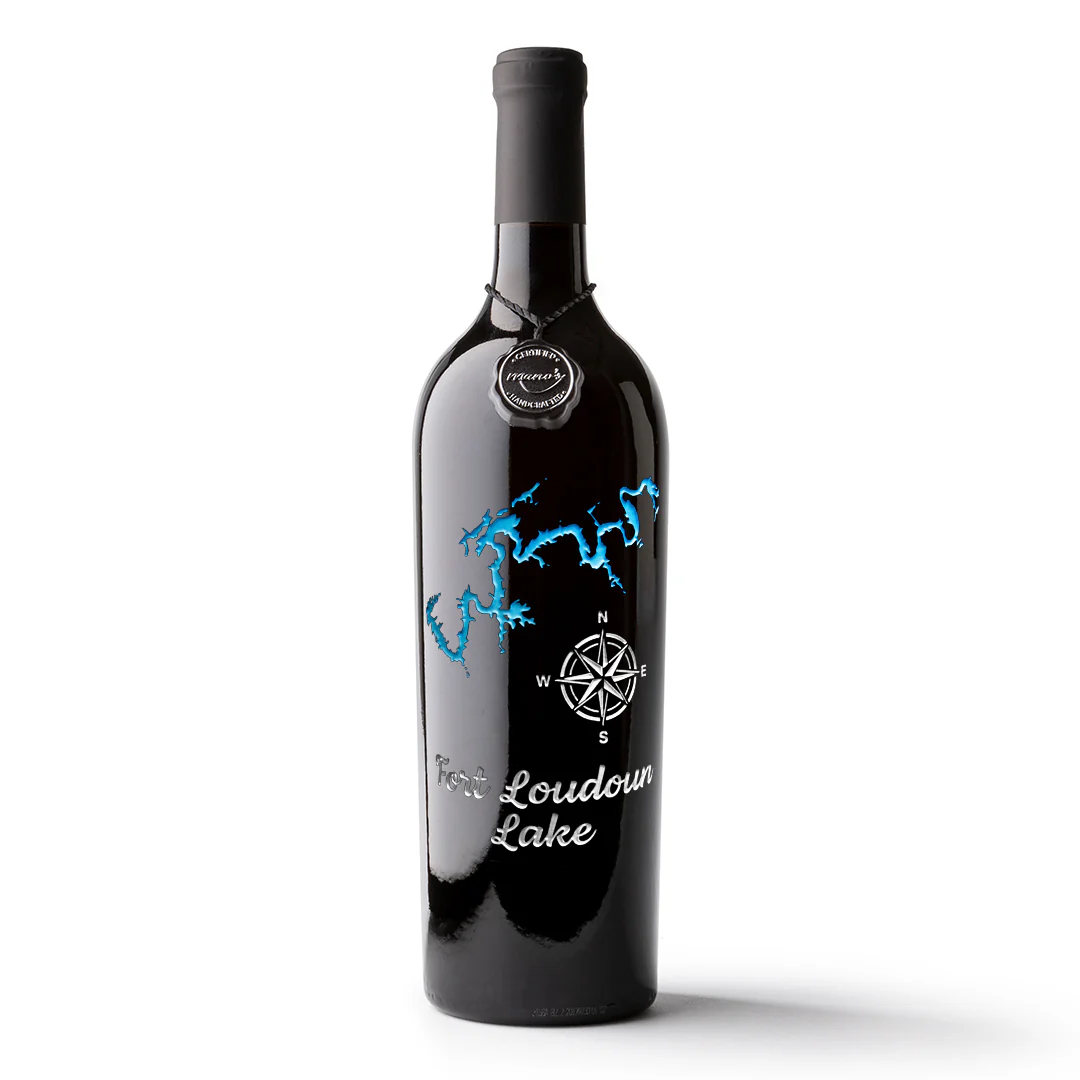 Fort Loudon Lake Etched Wine