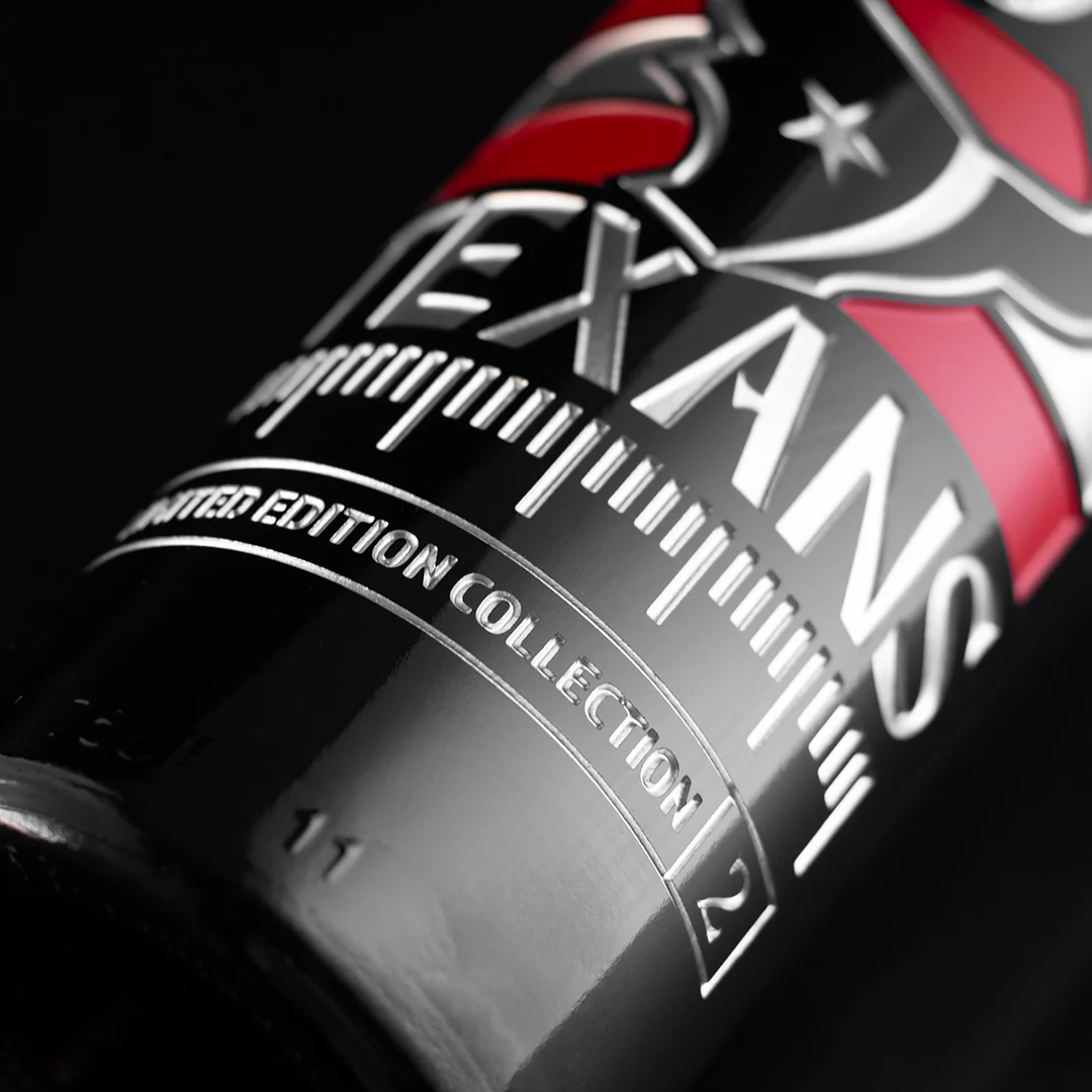 Houston Texans Limited Edition 2 Etched Wine - Image 3