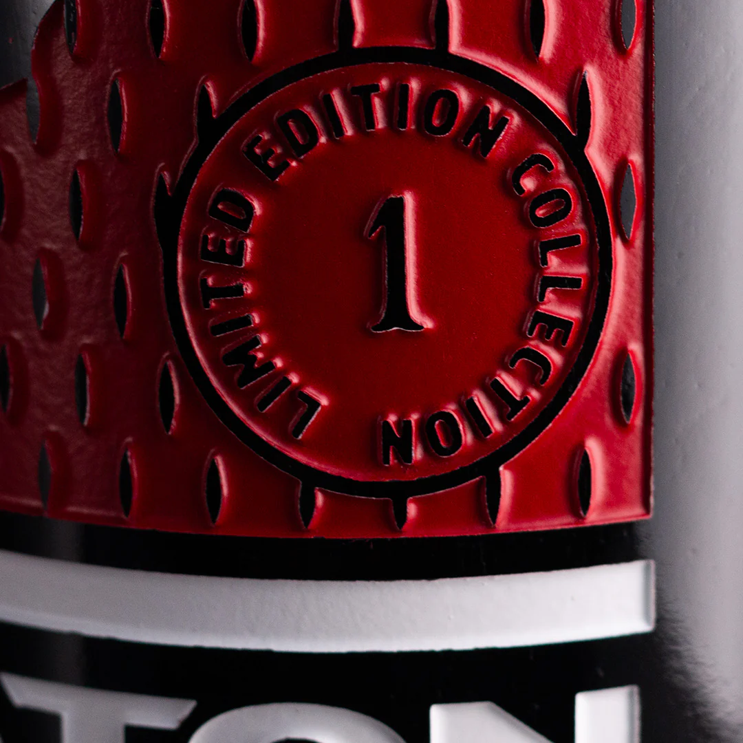 Houston Texans Logo Etched Wine - Image 2
