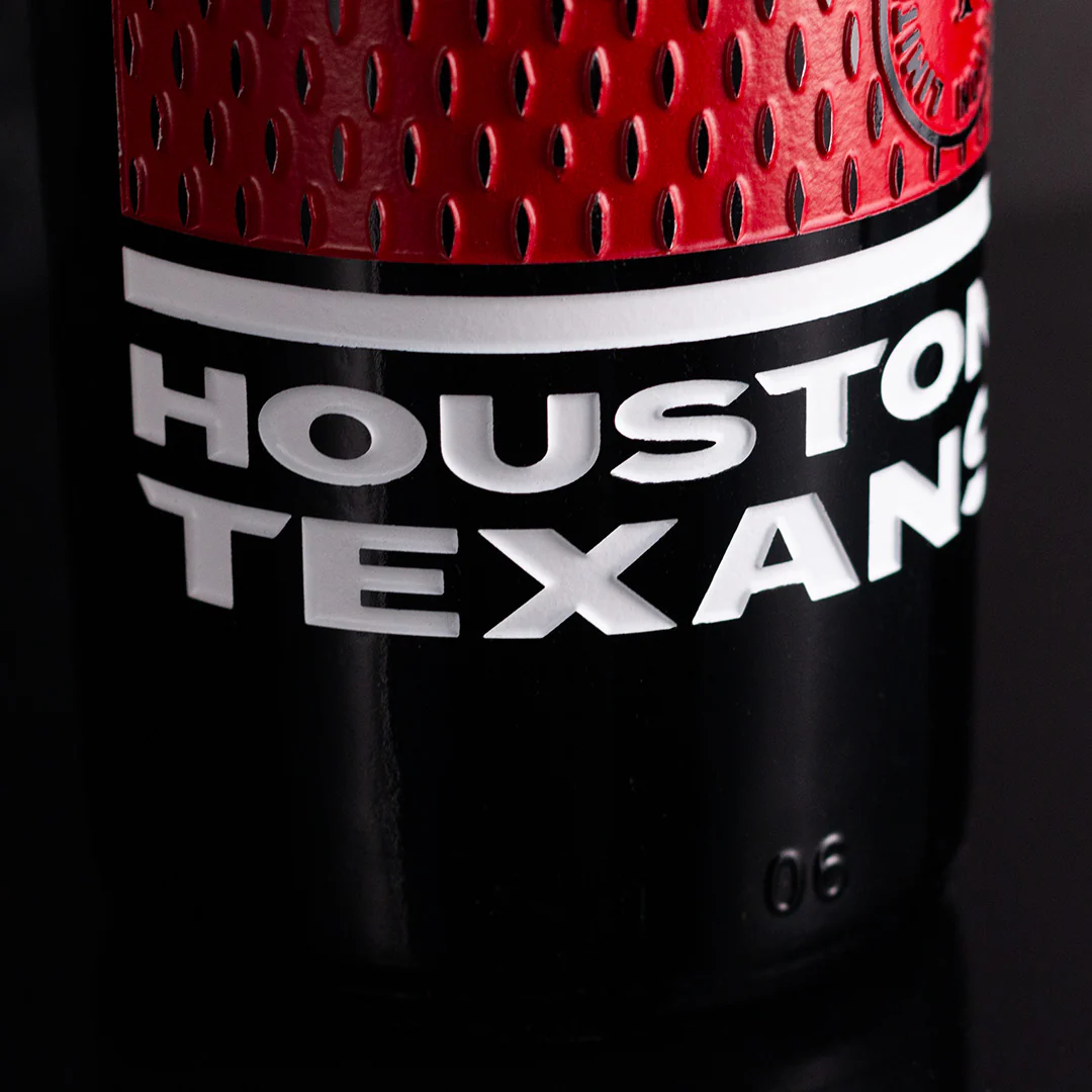 Houston Texans Logo Etched Wine - Image 3