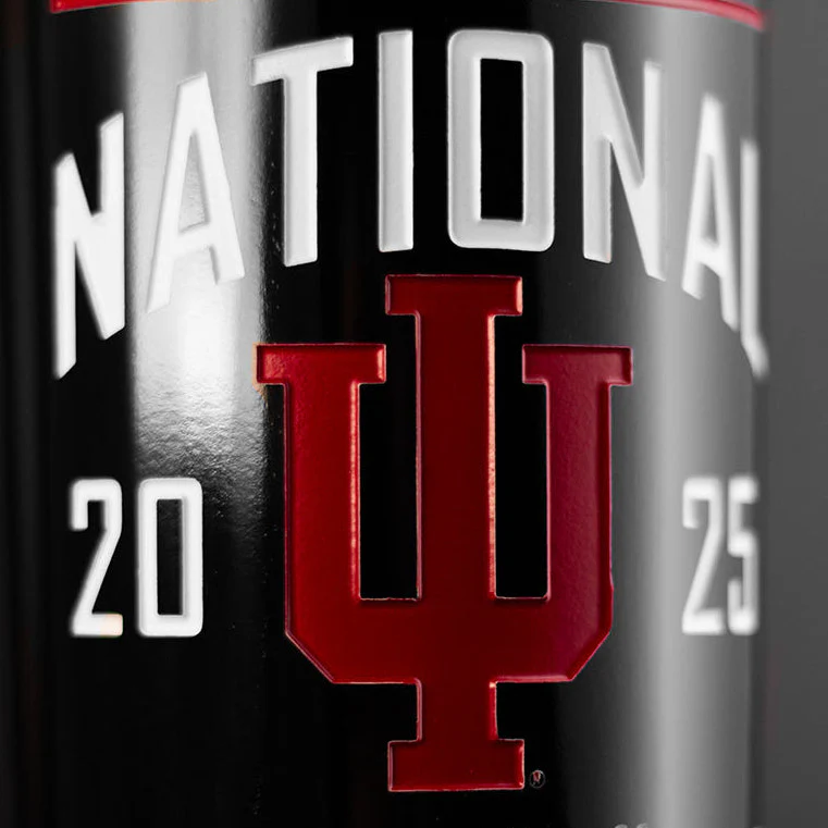 Indiana University 2025 National Champions Etched Wine - Image 3
