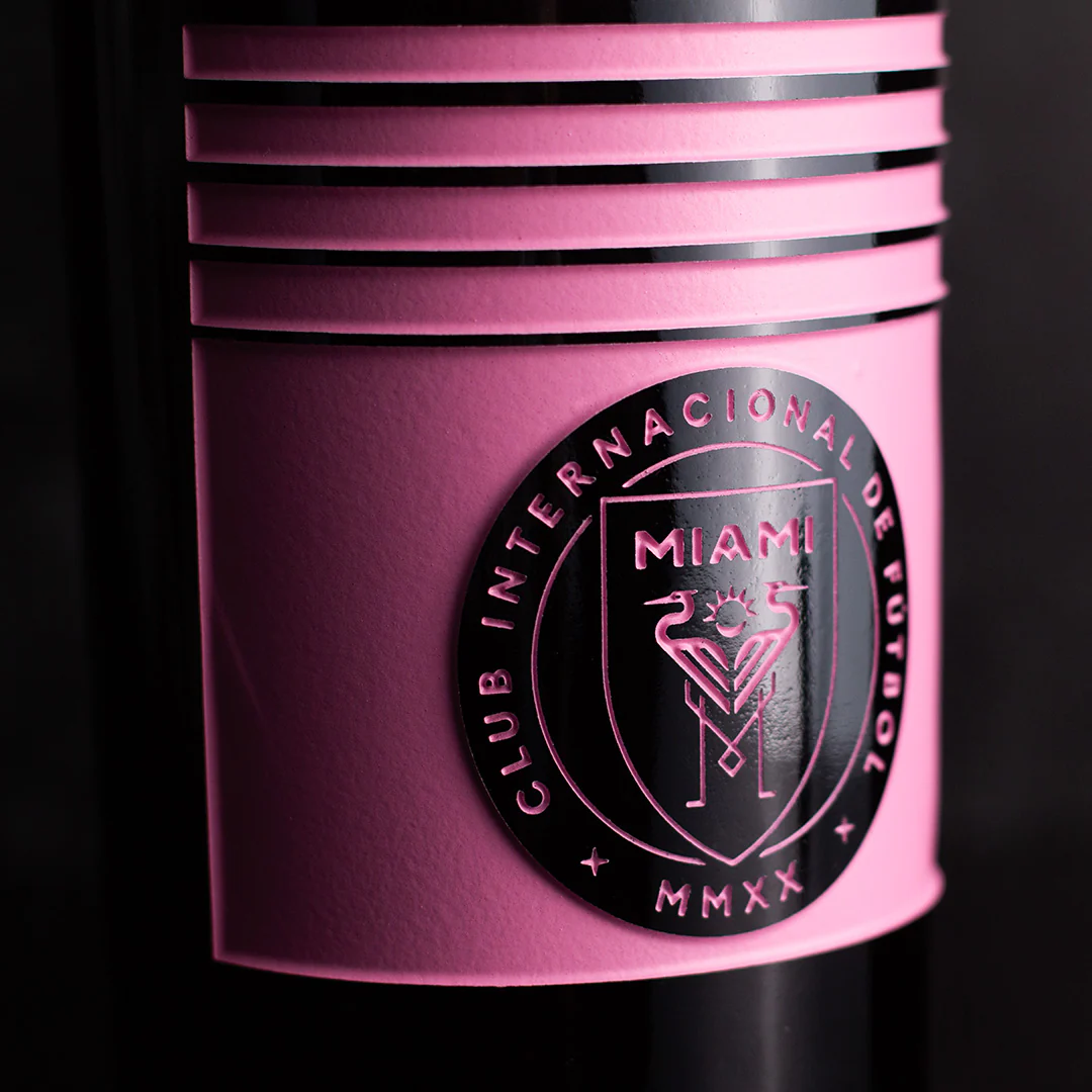 Inter Miami CF Stripes Etched Wine - Image 2