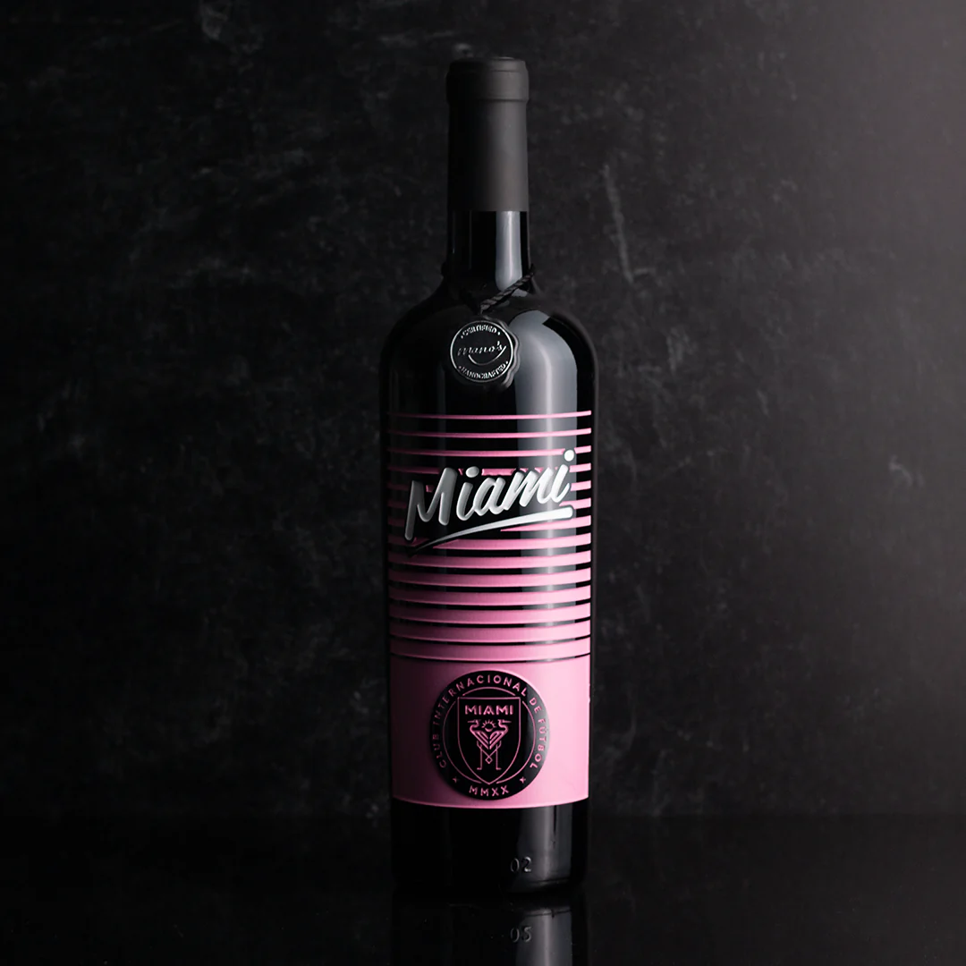 Inter Miami CF Stripes Etched Wine - Image 3