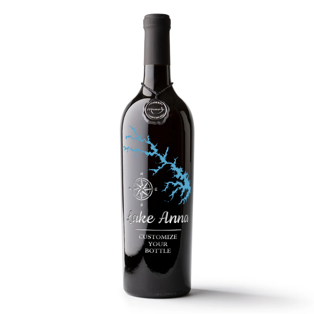 Lake Anna Custom Etched Wine - Image 3