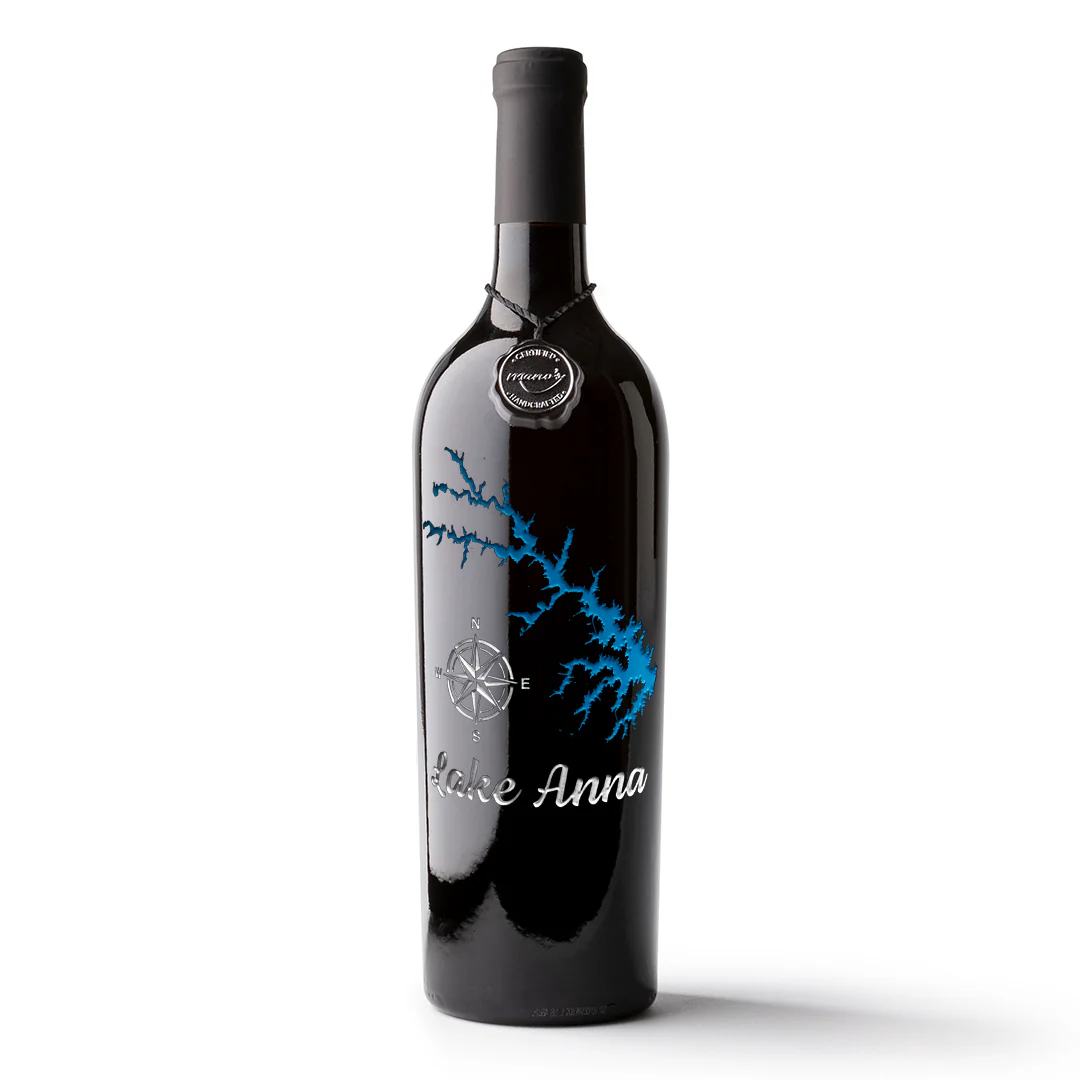 Lake Anna Etched Wine