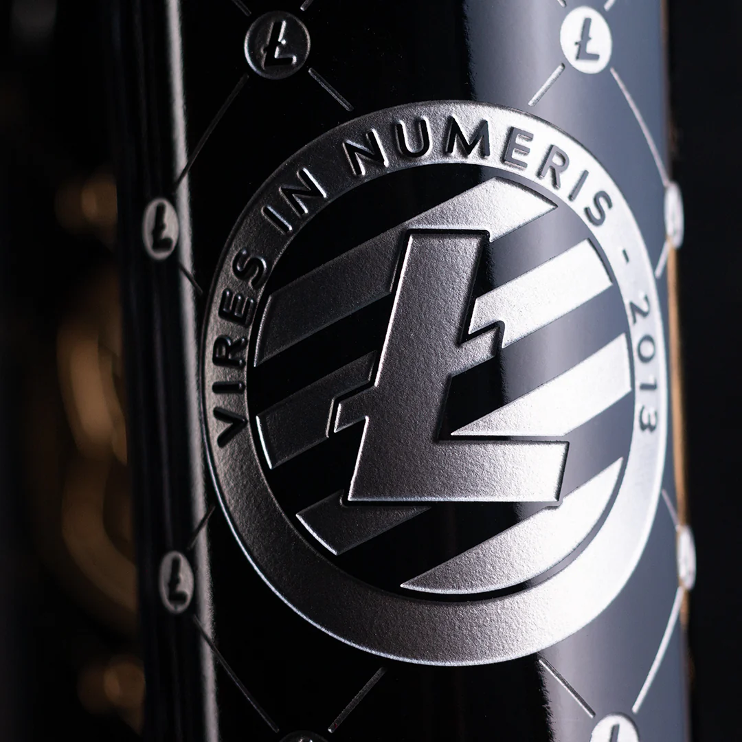 Litecoin Token Etched Wine - Image 2