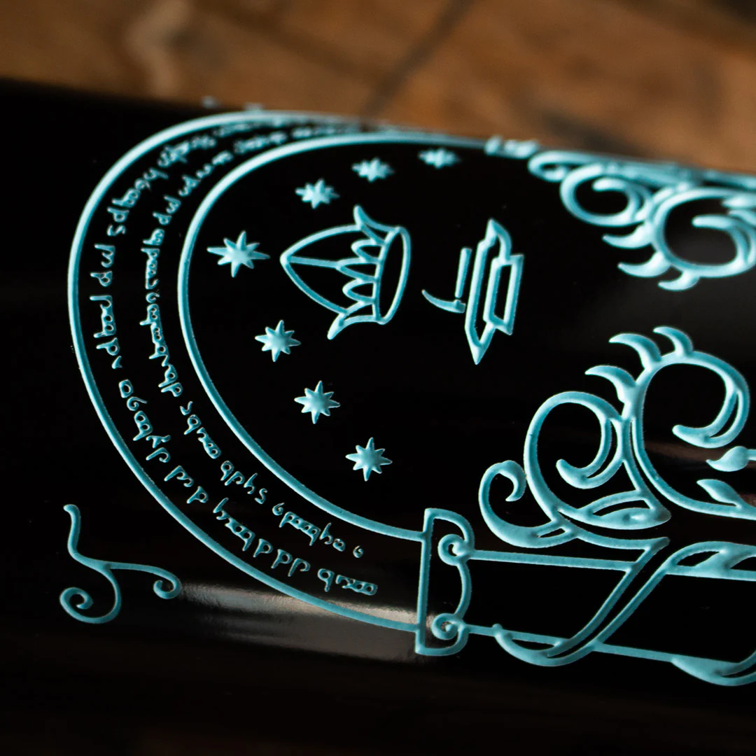 The Lord of the Rings Doors of Durin Etched Wine - Image 3