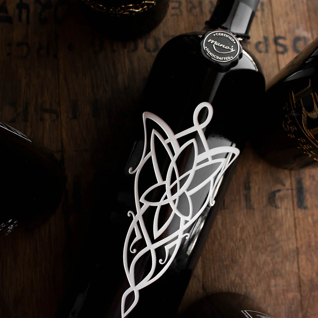 The Lord of the Rings Evenstar Symbol Etched Wine - Image 2