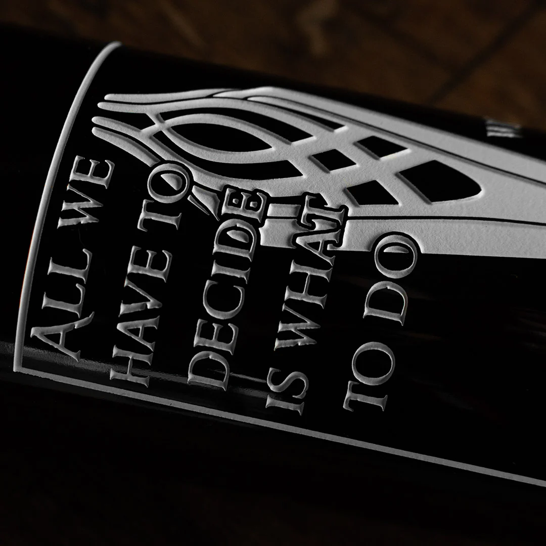 The Lord of the Rings Gandalf the White Staff Etched Wine - Image 4