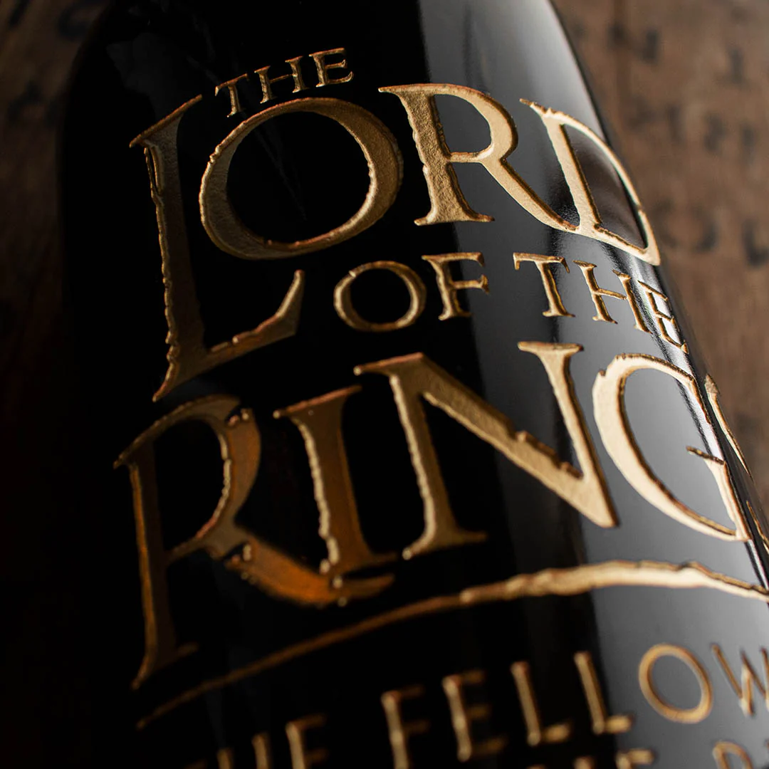 The Lord of the Rings Logo Etched Wine - Image 5