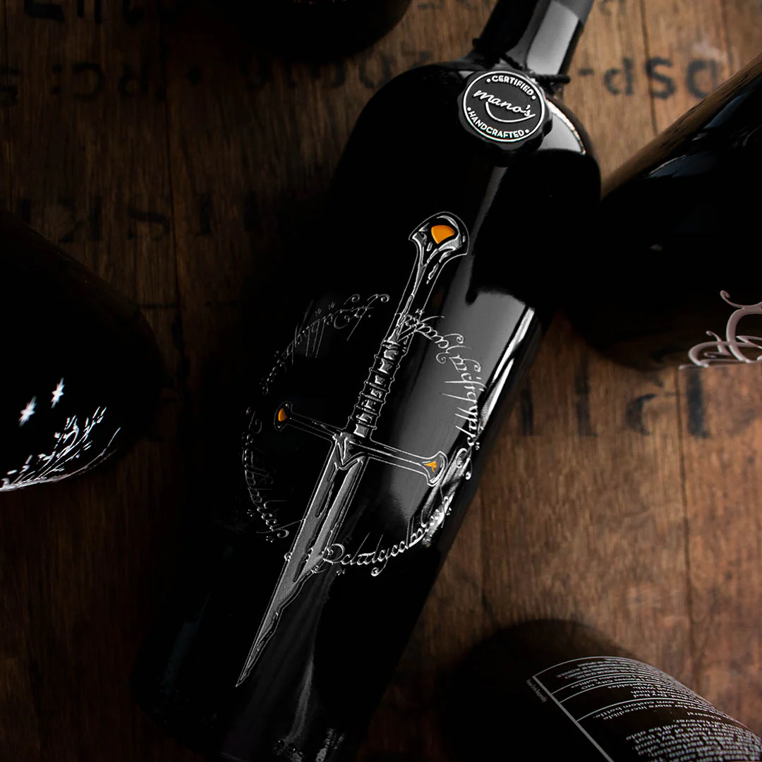 The Lord of the Rings Narsil Etched Wine - Image 3