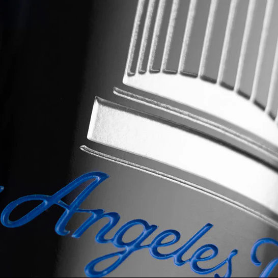 Los Angeles Dodgers 2025 World Series Champions Trophy Etched Wine - Image 5