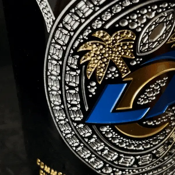 Los Angeles Rams Commemorative Ring Etched Wine - Image 7