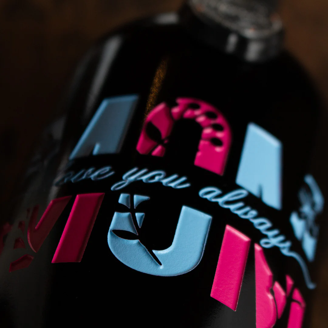 Love you Always Custom Etched Wine Bottle - Image 4