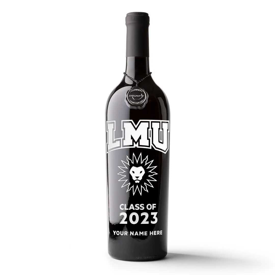Loyola Marymount University Custom Alumni Etched Wine - Image 3