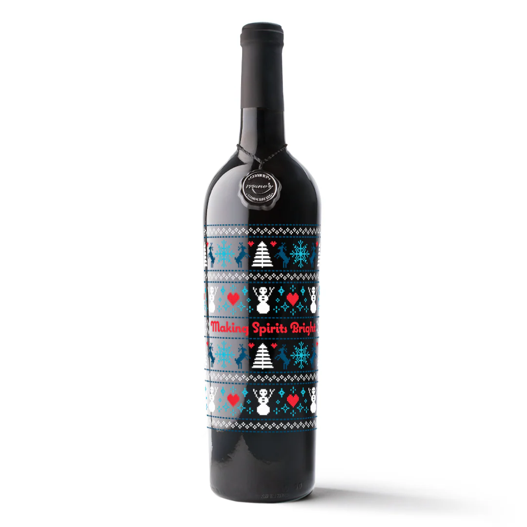 Making Spirits Bright Sweater Cabernet Sauvignon