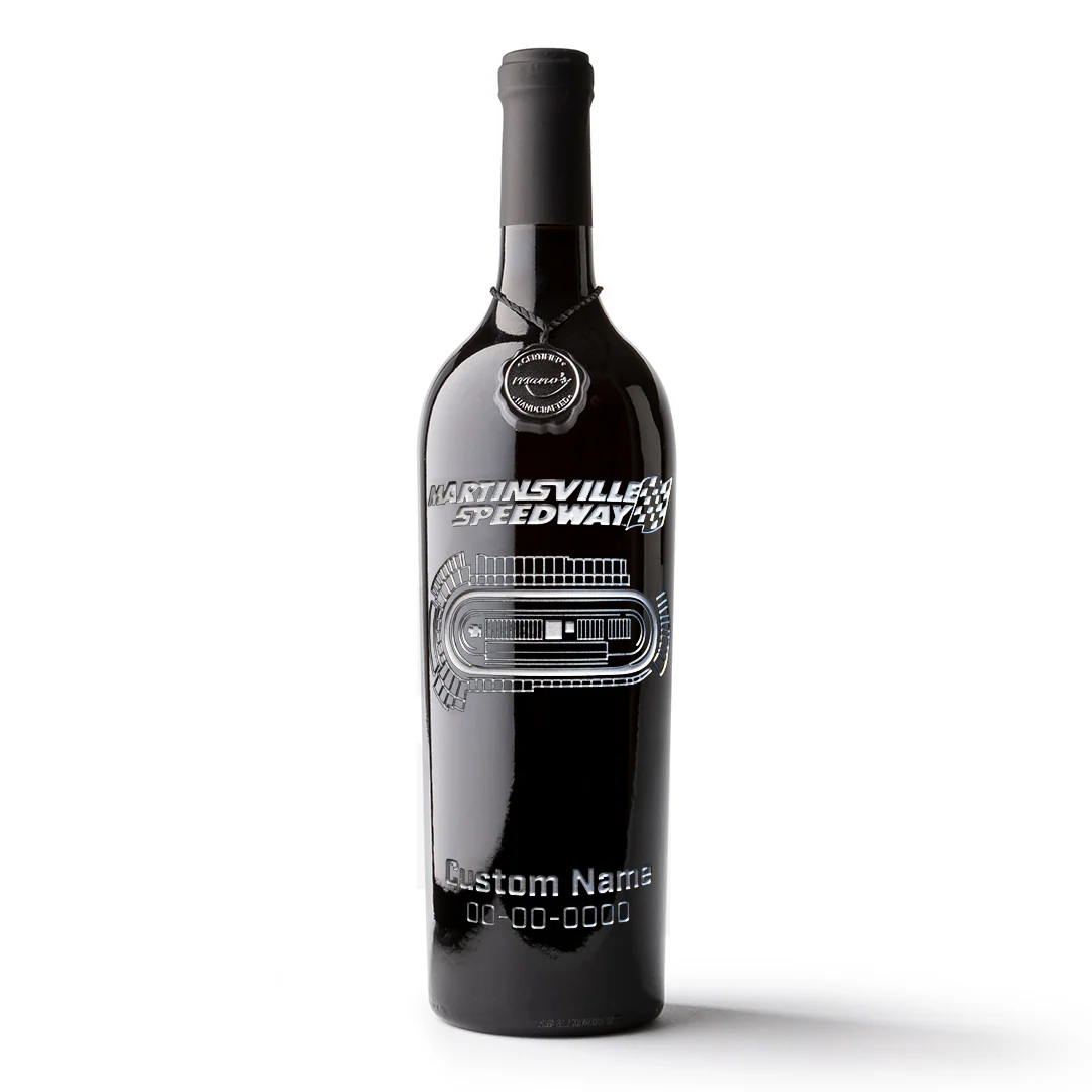 Martinsville Speedway Custom Name Etched Wine - Image 4