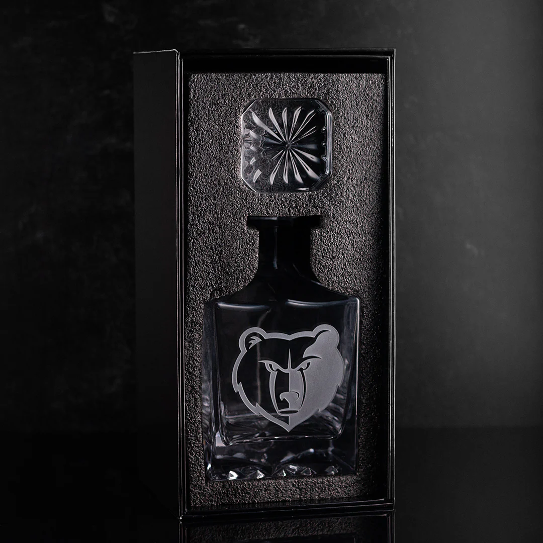 Memphis Grizzlies Square 1L Decanter - Image 3