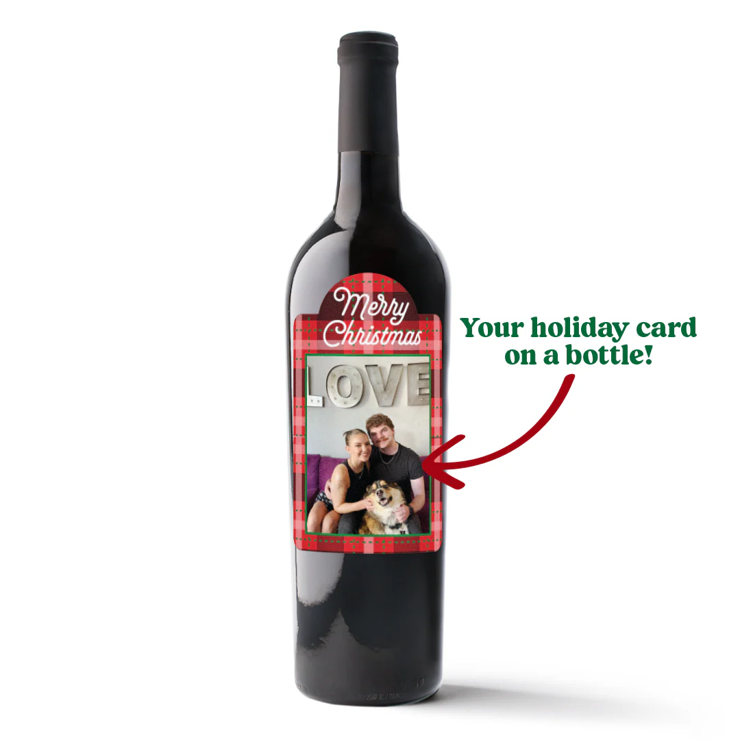 Merry Christmas Photo Label Cabernet Sauvignon - Image 3
